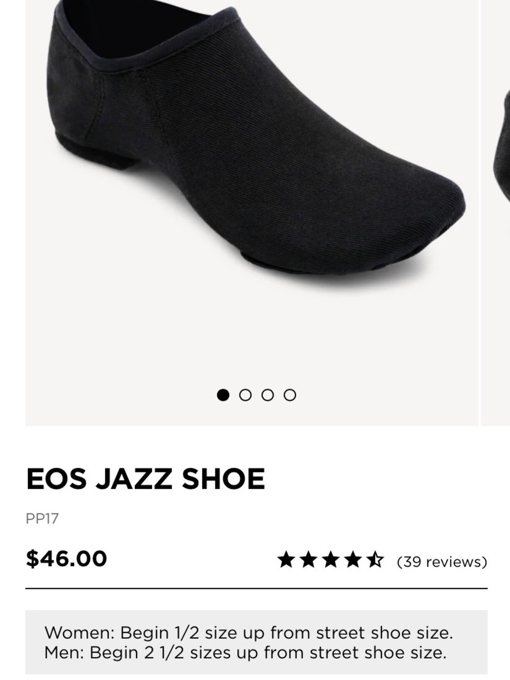 Capezio EOS Jazz W 10M